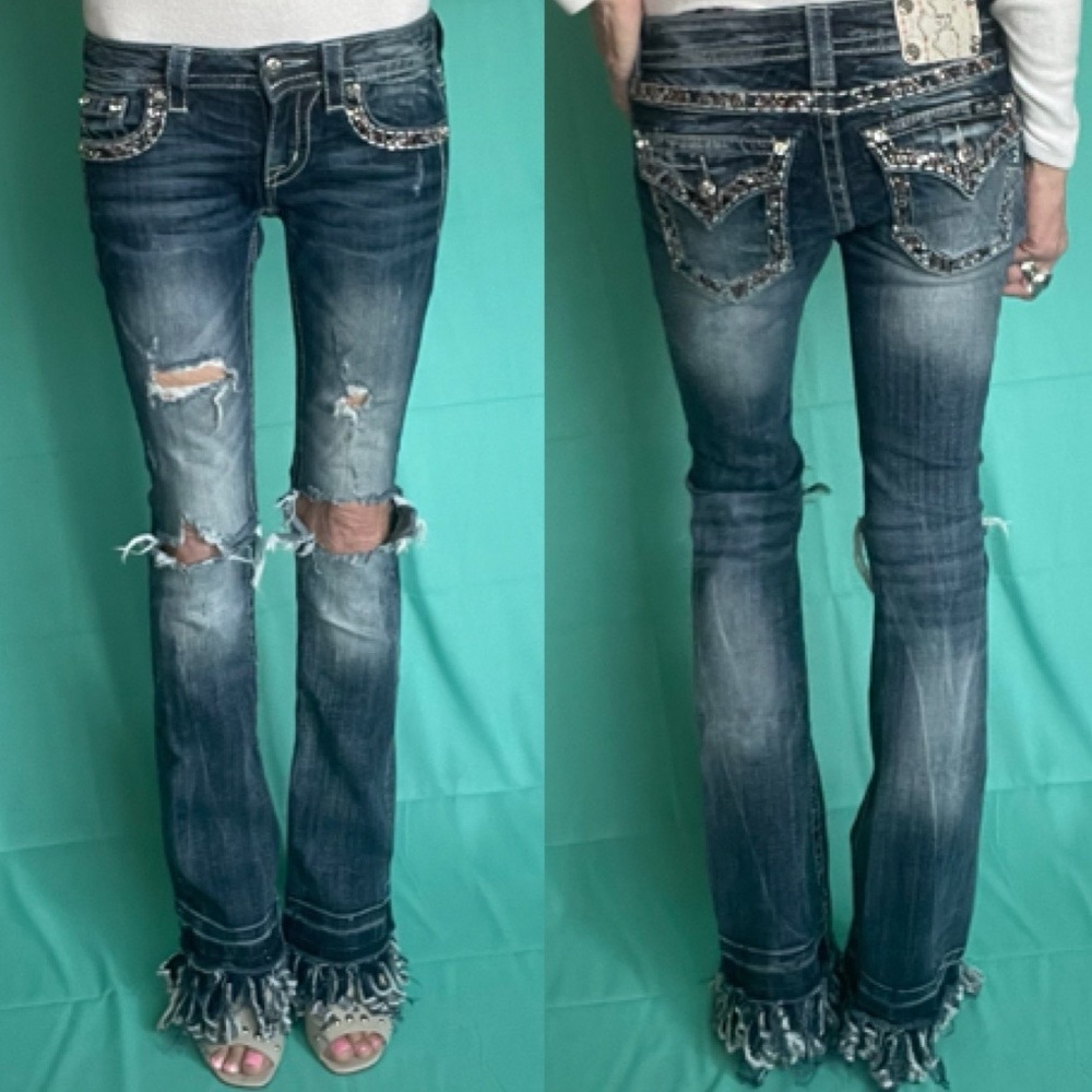 Miss me signature boot, cut size 25 jeans - Picture 10 of 17